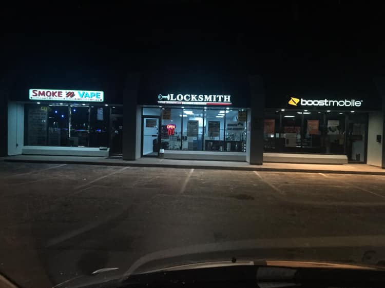 Exterior view of AAA&B Locksmith LLC, a brick-and-mortar locksmith store in Waterbury, Connecticut.
